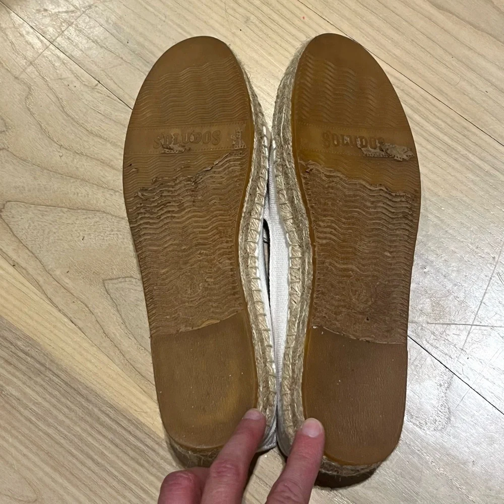 Soludos The Smoking Slipper Espadrille Cream/Off-White